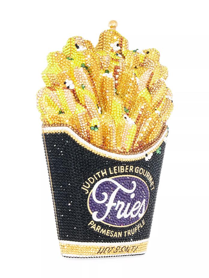 Parmesan Truffle Fries Handbag by Judith Leiber