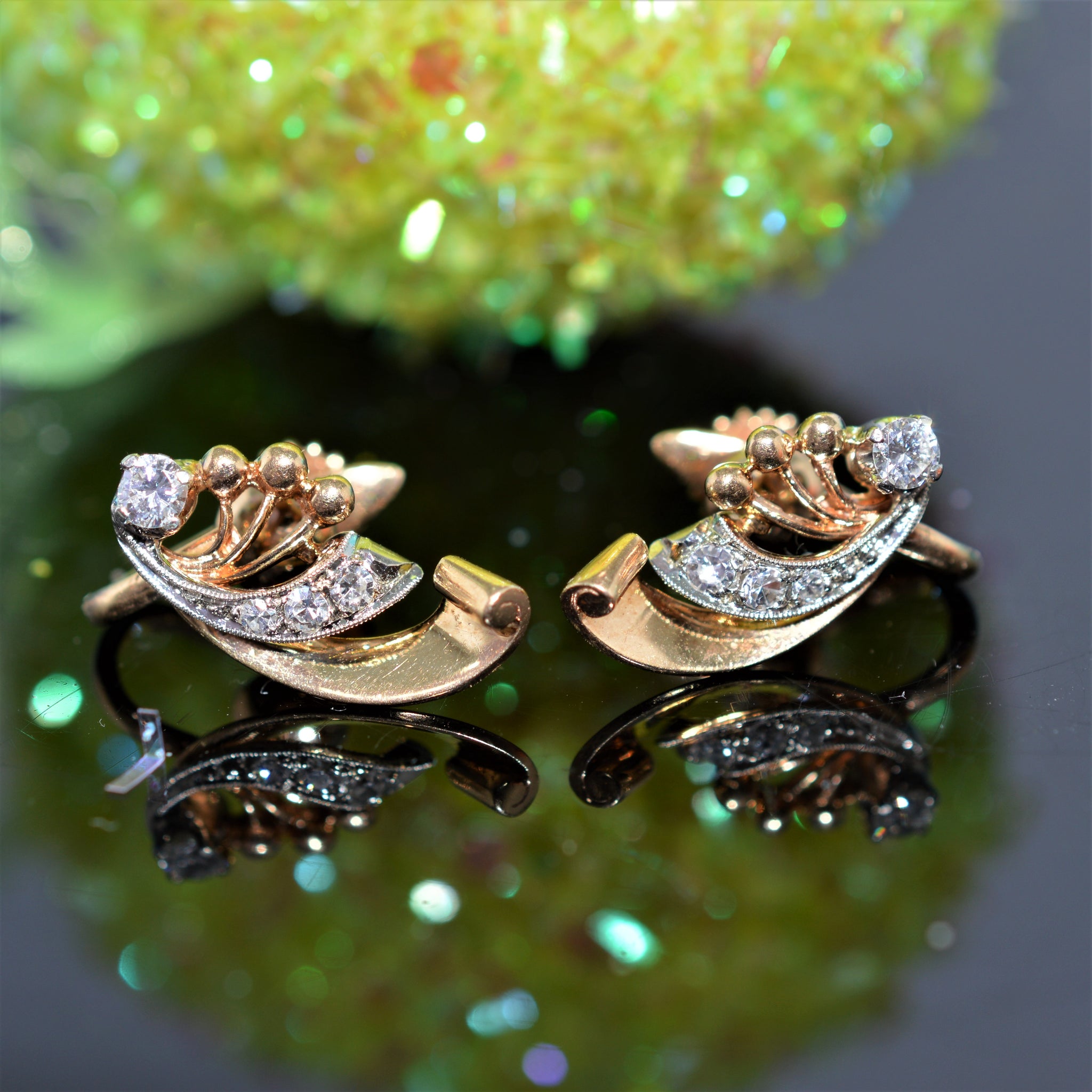 Louis Vuitton, Jewelry, Louis Vuitton Blossom Drop Earrings 8k Tricolor  Gold And Diamonds