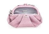 Gemma Light Amethyst Crystal Clutch Handbag by Judith Leiber