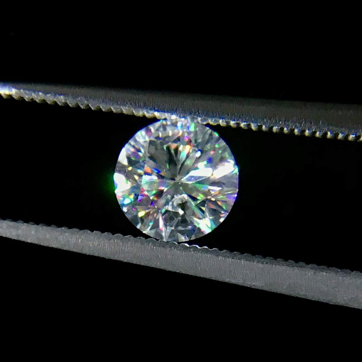 Loose .74 Carat Round Cut Facets Of Fire Diamond