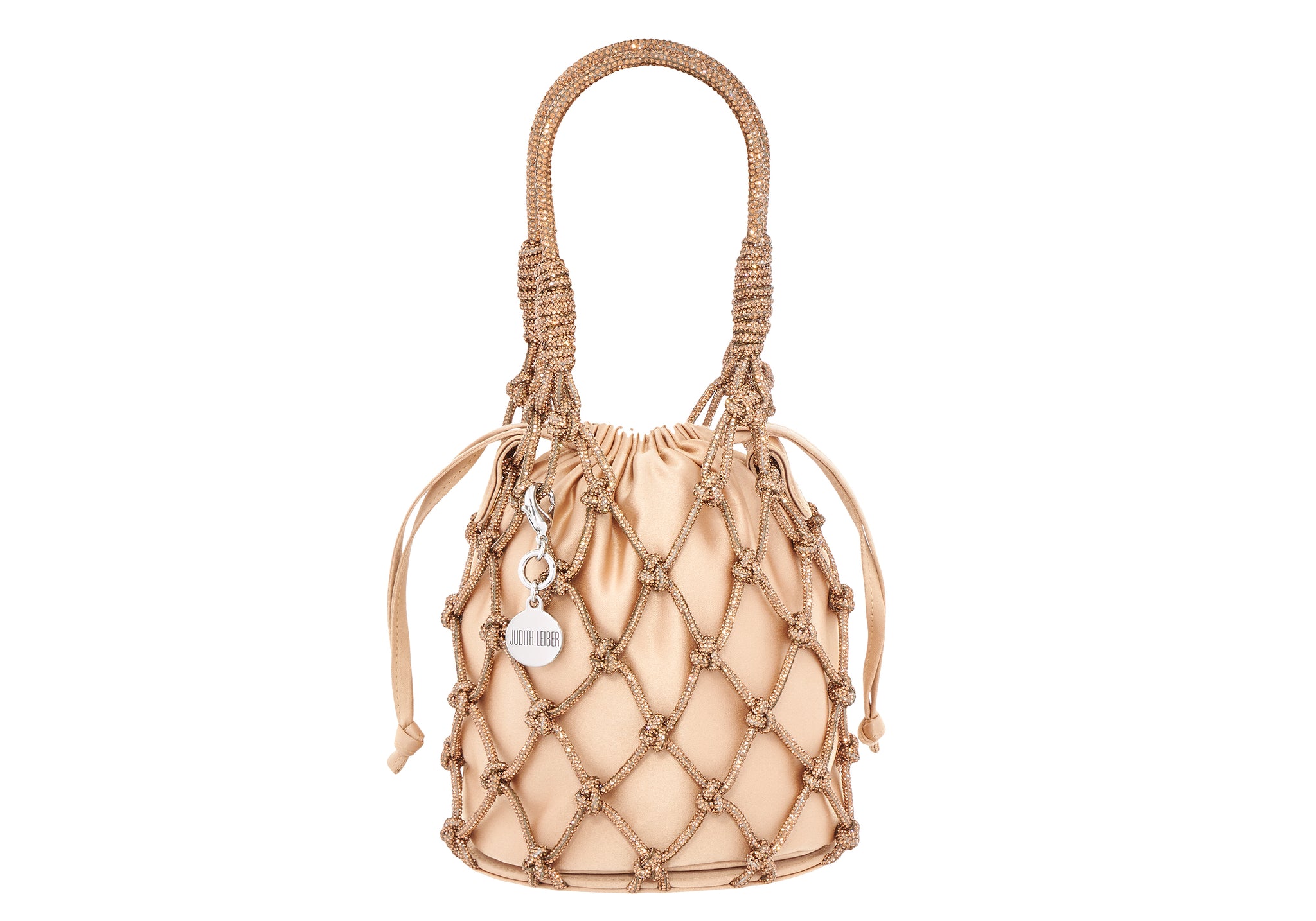 Judith Leiber Sparkle Net Pouch Topaz Howard s DC