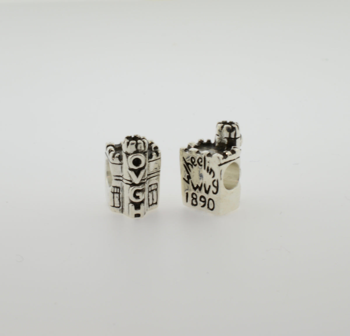 Hand Made Sterling Silver Ohio Valley General Hospital Bead