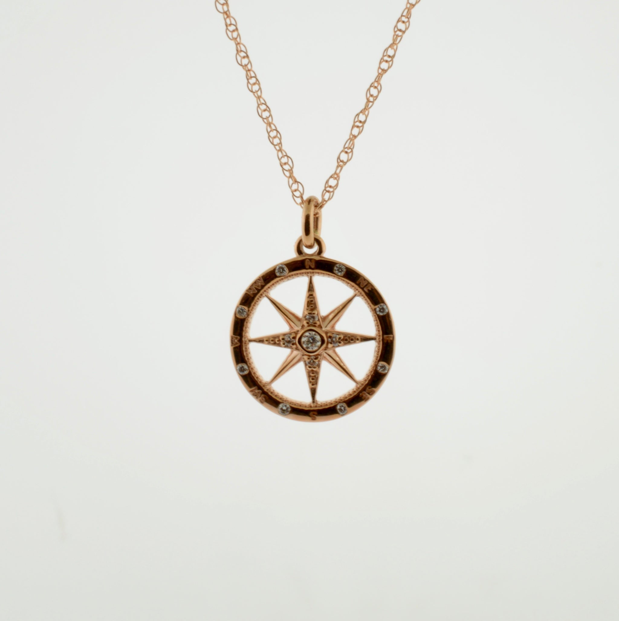 14k Gold Compass Necklace | Eternate