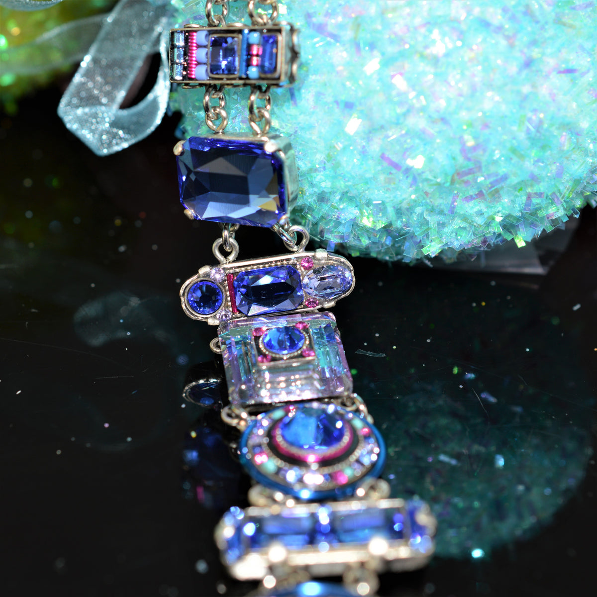Antique Sterling Silver Plated La Dolce Vita Bracelet by Firefly
