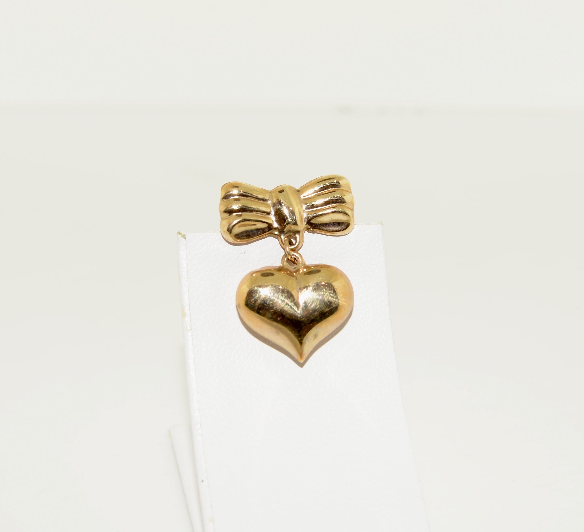 Louis Vuitton Yellow Gold Plated Charm Safety Pin Brooch