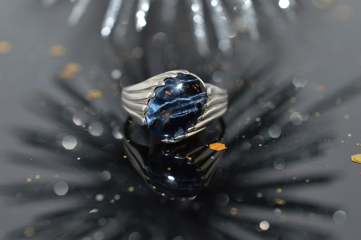Sterling Silver Pietersite Ring