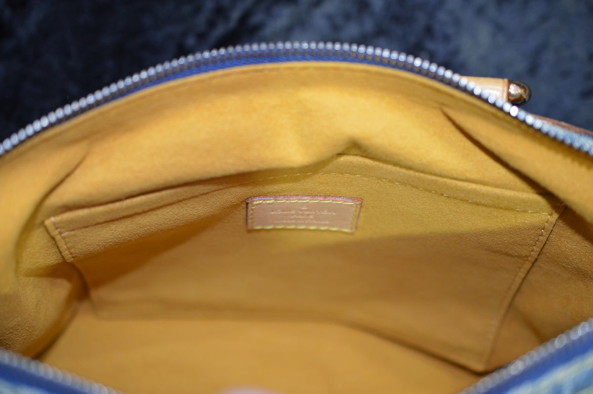 Estate Louis Vuitton Blue Denim Handbag