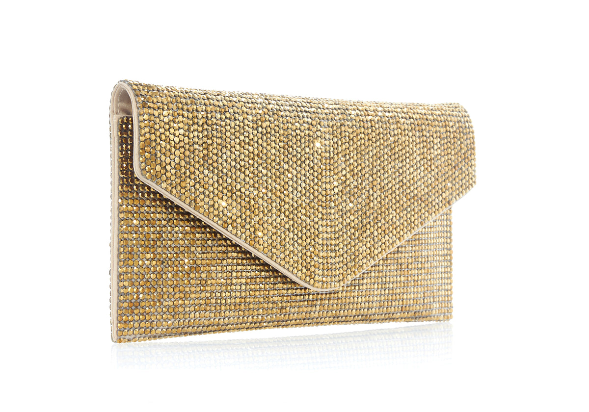 Classic Gold Envelope by Judith Leiber Couture