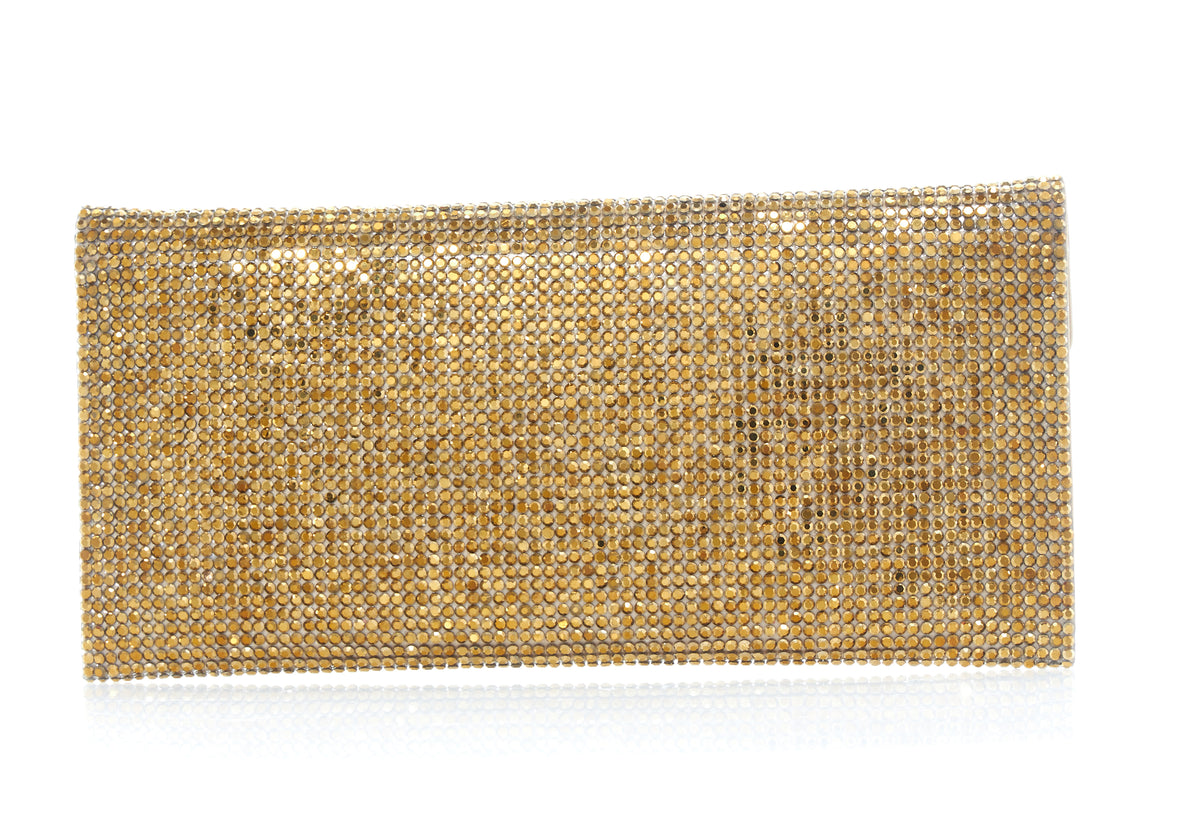Classic Gold Envelope by Judith Leiber Couture
