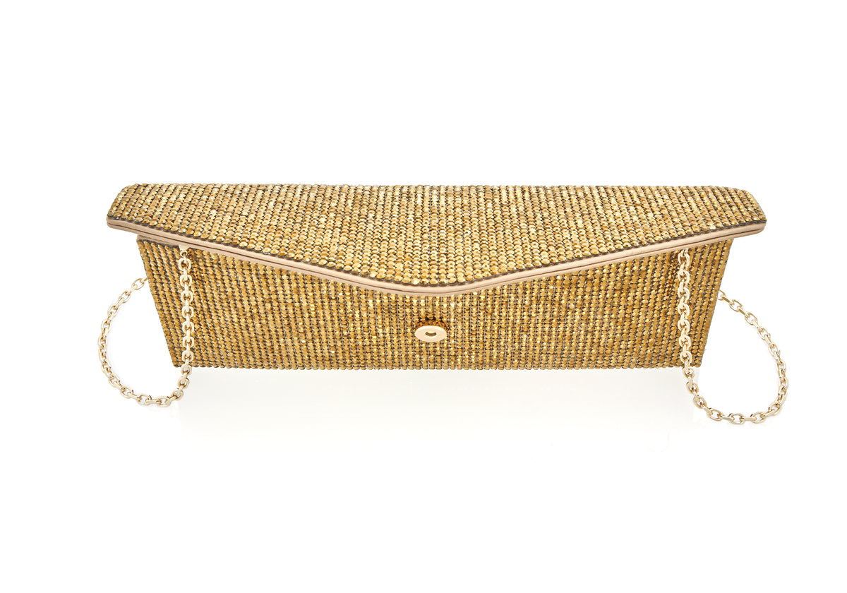Classic Gold Envelope by Judith Leiber Couture