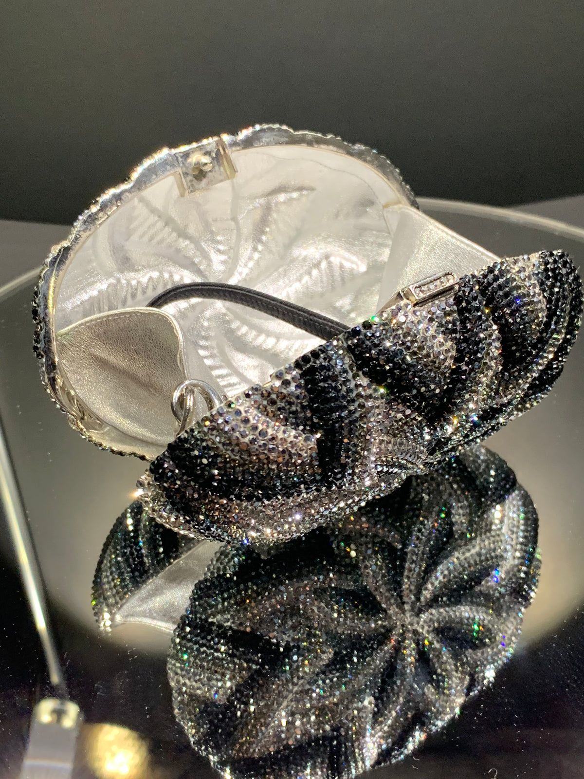 Braided Crystal Minaudiere Handbag by Judith Leiber