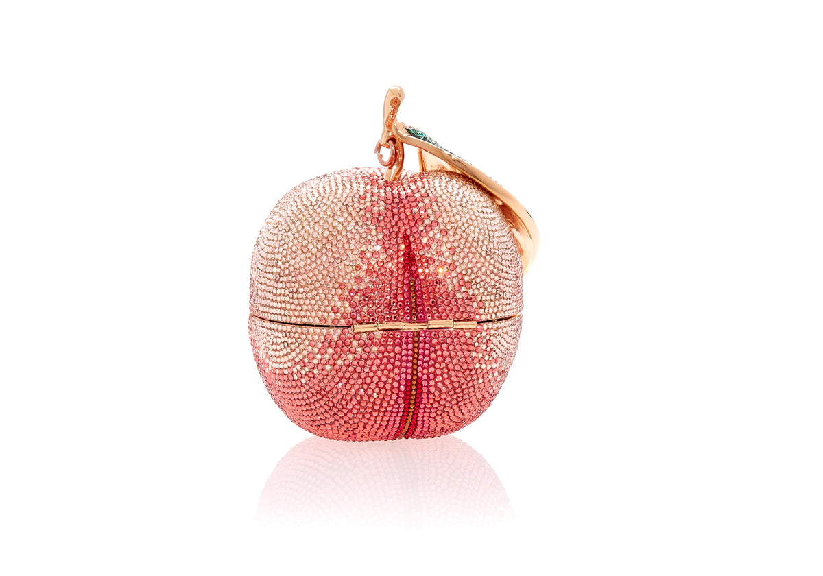 Crystal Peach Evening Bag by Judith Leiber Couture