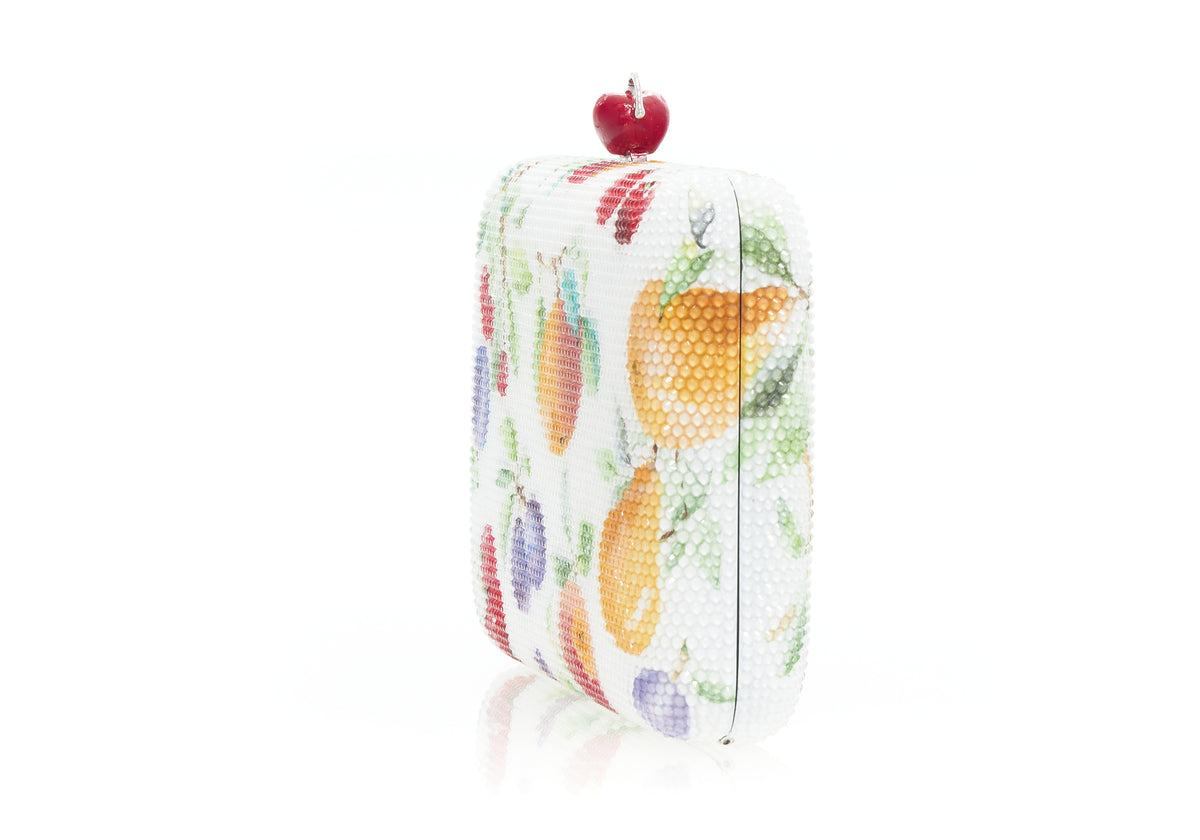 Seamless Fruits Clutch by Judith Leiber Couture