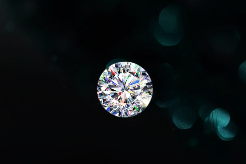 A Loose 1.01 Carat Round Cut Facets Of Fire Diamond