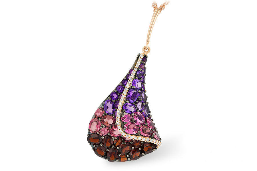 SAIL AWAY Amethyst, Garnet, and Pink Tourmaline Pendant-Allison Kaufman-Howard&#39;s Diamond Center