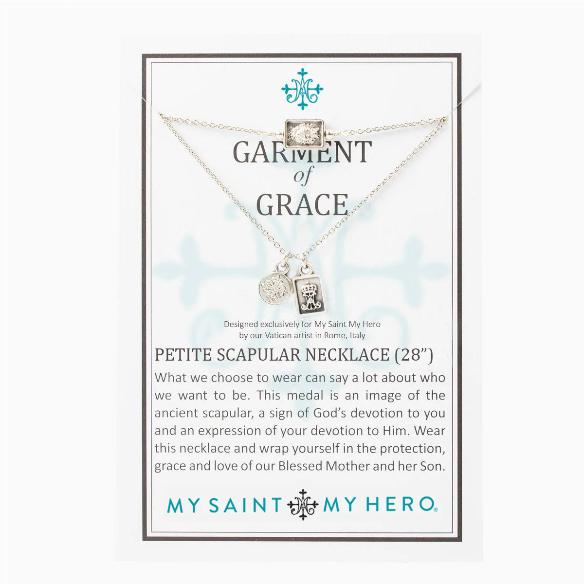 Garmet Of Grace Necklace My Saint My Hero