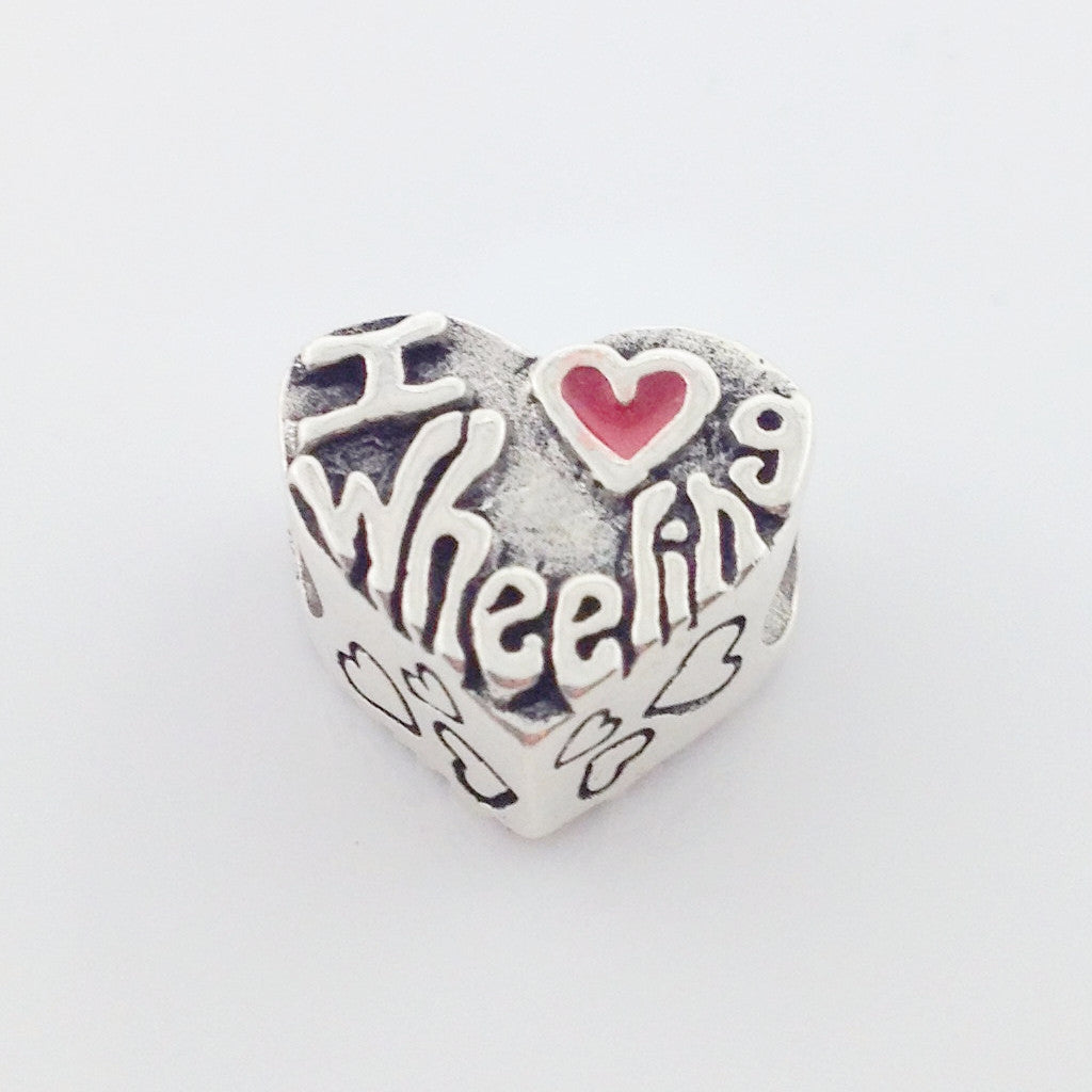 I Love Wheeling Bead-Howard's Exclusive-Howard's Diamond Center